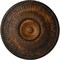 Ekena Millwork Modena Ceiling Medallion (Fits Canopies up to 5 1/4"), Hand-Painted Rust, 23 1/2"OD x 3 1/2"P CM23MORUS - alternate 1